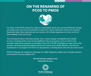 PCOS to PMOS Renaming